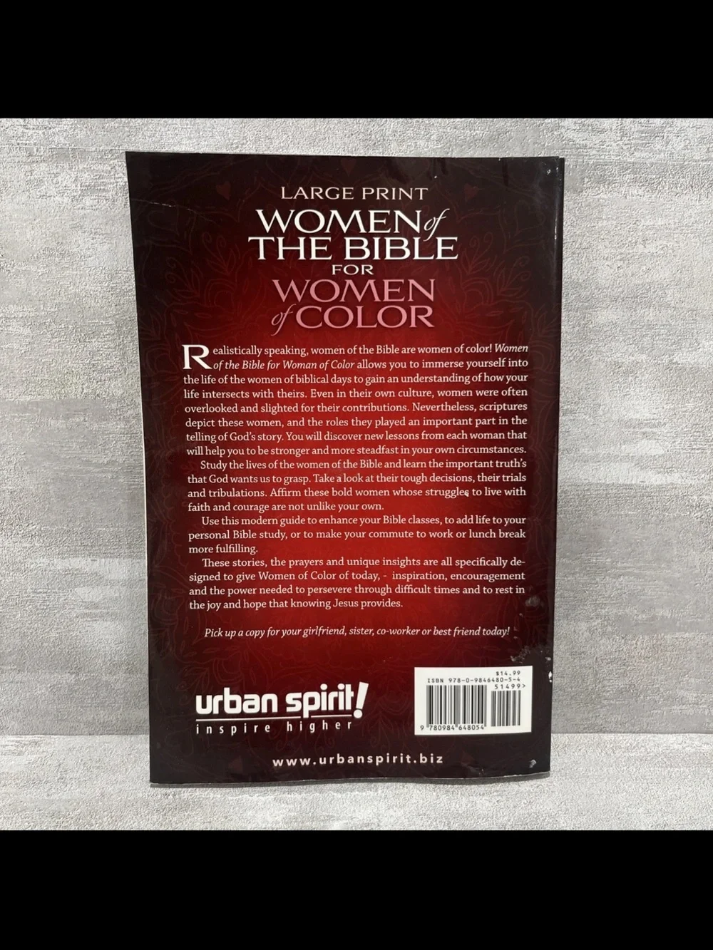 Urban Spirit Women of the Bible for Women of Color - Large Print